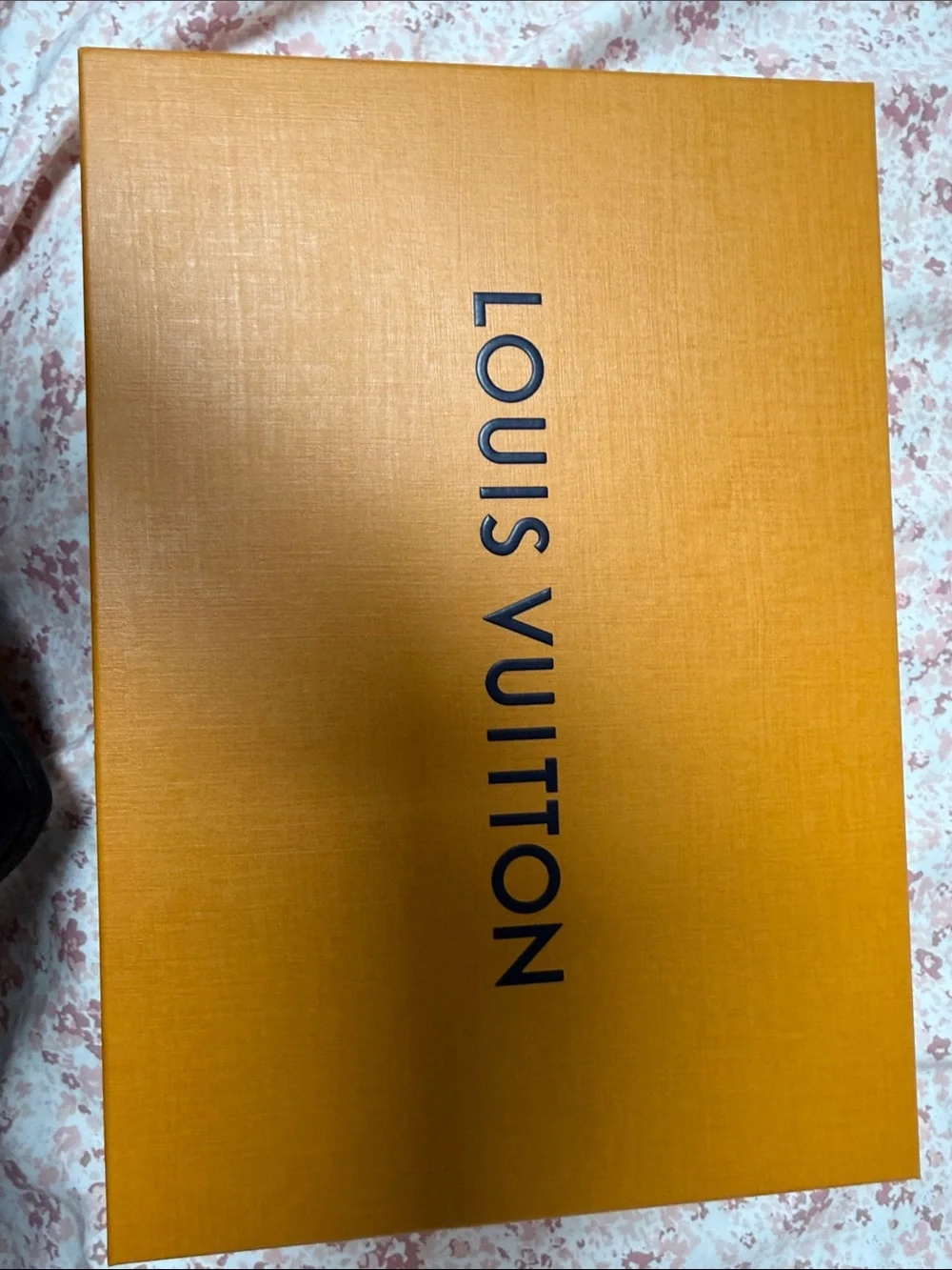 Authentic Louis Vuitton Brown Leather LV Logo Slide Sandals with Gold Buckle
